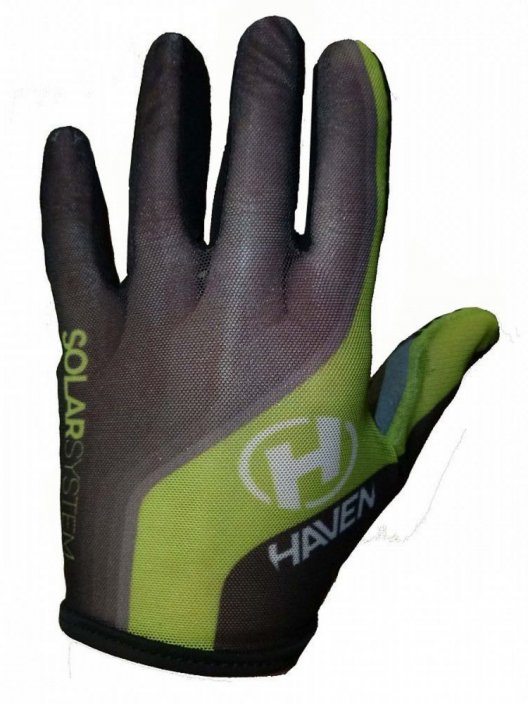 Dlhoprsté rukavice HAVEN SOLAR LONG green veľ. XXS