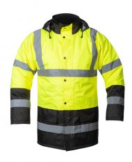 Reflexní zimní bunda ARDON®REF603 žluto-černá