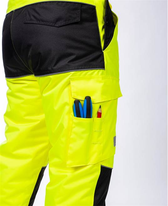 Reflexné zimné nohavice s trakmi ARDON®HOWARD žlté