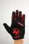 Dlhoprsté rukavice HAVEN DEMO LONG black/red XS