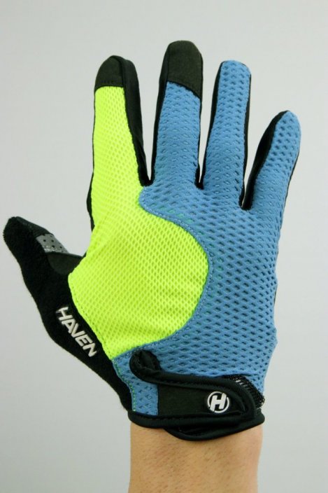 Dlhoprsté rukavice HAVEN KIOWA LONG blue/green veľ. XXS