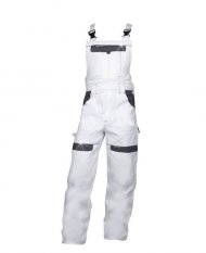 Nohavice s trakmi ARDON®COOL TREND bielo-šedé skrátené