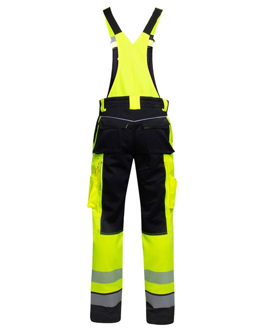 Reflexní kalhoty s laclem ARDON®SIGNAL+ žluto-černé prodloužené