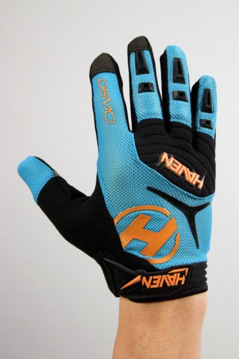 Dlhoprsté rukavice HAVEN DEMO LONG blue/orange veľ. XS