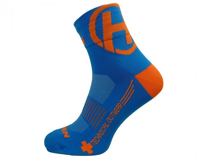 Ponožky HAVEN LITE Silver NEO blue/orange 2 páry vel. 1-3 (34-36)