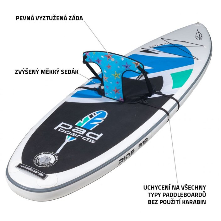 YATE Sedačka pre paddleboard MIDI hviezdice univerzál