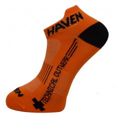 Ponožky HAVEN SNAKE Silver NEO orange/black 2 páry vel. 1-3 (34-36)