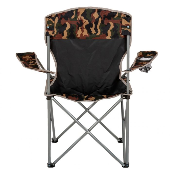 HIGHLANDER MORAY skladacia stolička s opierkami - maskáč