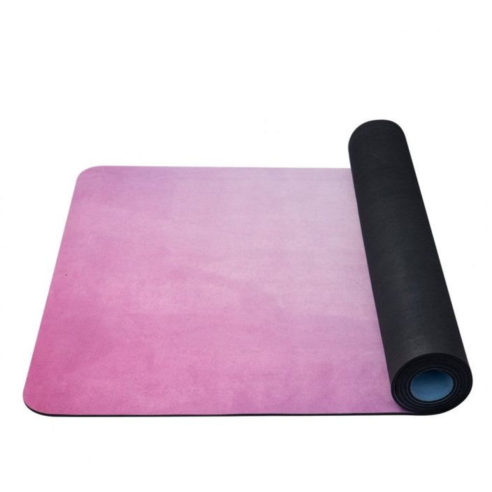 YATE Yoga Mat prírodná guma - vzor Z 4 mm - modrá/ružová