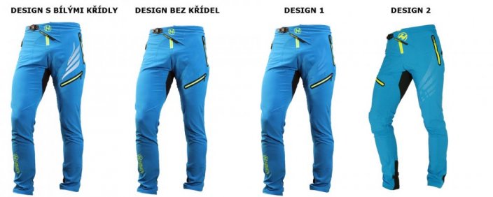 Kalhoty HAVEN ENERGIZER LONG blue/green - men/women L (design 2)