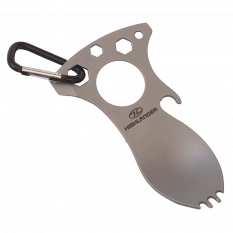 HIGHLANDER Foon 5 in 1 Tool Multifunkčná lyžica (lyžica,otvárač,kľúč 10,8,6 mm)