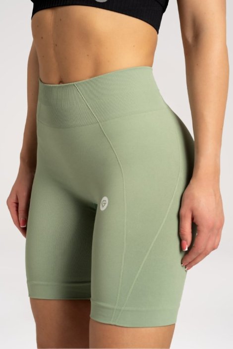 Gym Glamour Biker Kraťásky Basic Green