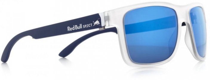 Slnečné okuliare RED BULL SPECT Slnečné okuliare, WING1-002P, biela, smoke with blue mirror POL, 56-17-145 - Výpredaj