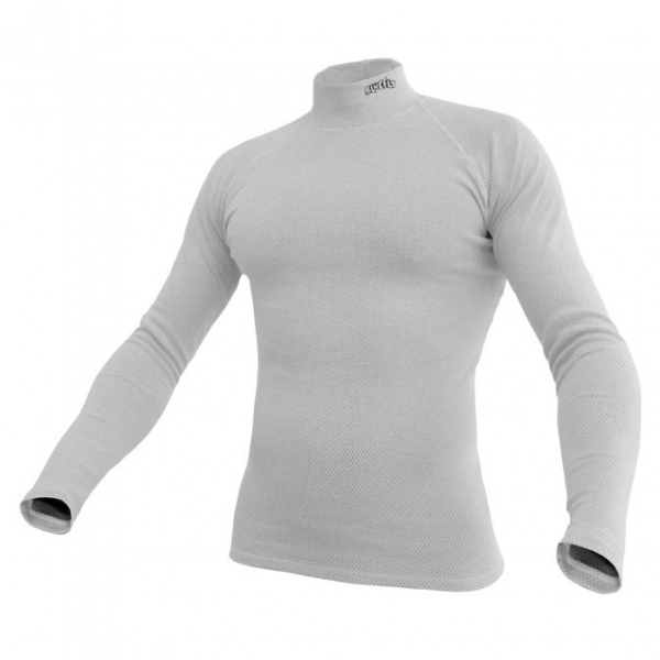 Funkčné termo tričko rolák - biele - Veľkosť: L