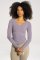 Gym Glamour Top V-Neck Lavender