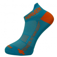 Ponožky HAVEN SNAKE Silver NEO blue/orange 2 páry veľ. 1-3 (34-36)