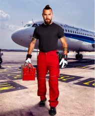 Kalhoty ARDON®URBAN+ jasně červené
