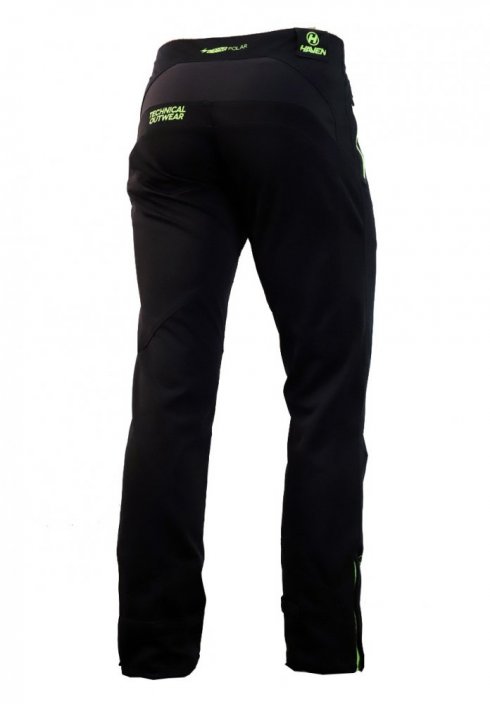 Kalhoty HAVEN ENERGIZER POLAR LONG black/green - men/women vel. XS