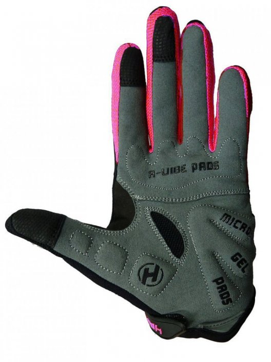 Dlhoprsté rukavice HAVEN DEMO LONG black/pink XXS