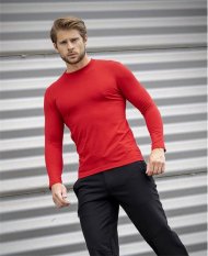 Tričko ARDON®CUBA s dlhým rukávom červené