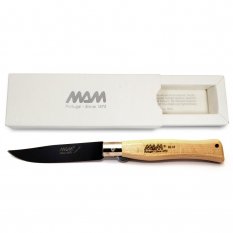 MAM Douro 5004 Black Titanium Zavírací nůž s pojistkou - buk, 7,5 cm