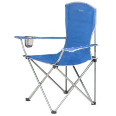 HIGHLANDER MORAY skladacia stolička s opierkami - modrá