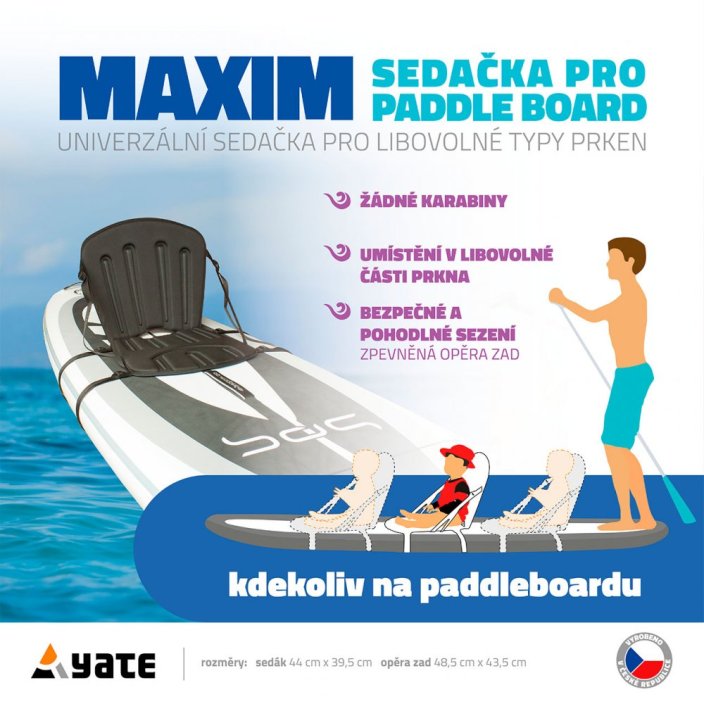 YATE Sedačka pre paddleboard MAXIM univerzálna