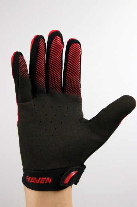 Dlhoprsté rukavice HAVEN PURE red XXS