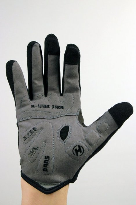 Dlouhoprsté rukavice HAVEN DEMO LONG black/white XS