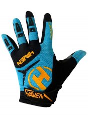 Dlhoprsté rukavice HAVEN DEMO LONG blue/orange veľ. XS