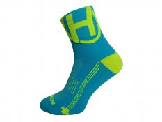 Ponožky HAVEN LITE Silver NEO blue/yellow 2 páry vel. 1-3 (34-36)