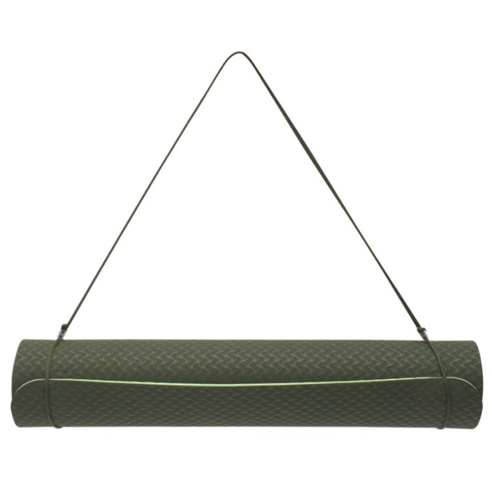 YATE Yoga Mat dvojvrstvová, materiál TPE sv.zelená/tm.zelená