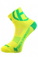 Ponožky HAVEN LITE Silver NEO yellow/green 2 páry veľ. 1-3 (34-36)