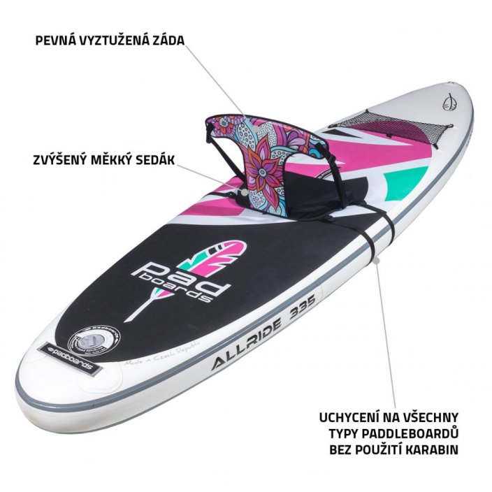 YATE Sedačka pre paddleboard MIDI kvet univerzál