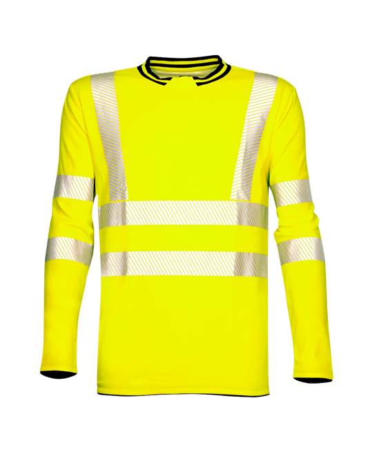 Tričko s dlhým rukávom ARDON®SIGNAL žlté