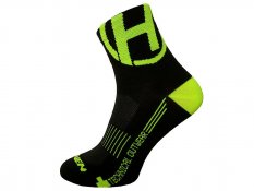 Ponožky HAVEN LITE Silver NEO black/yellow 2 páry vel. 1-3 (34-36)
