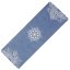YATE Yoga Mat prírodná guma - vzor H 4 mm - modrá