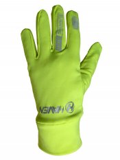 Dlouhoprsté běžecké rukavice HAVEN RUNNING CONCEPT neon green vel. S