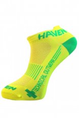 Ponožky HAVEN SNAKE Silver NEO yellow/green 2 páry vel. 1-3 (34-36)