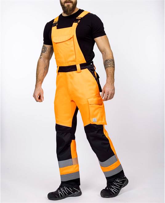 Reflexné nohavice s trakmi ARDON®SIGNAL+ oranžovo-čierne