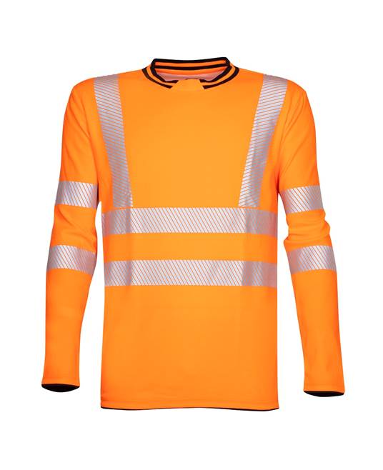 Tričko s dlhým rukávom ARDON®SIGNAL oranžové
