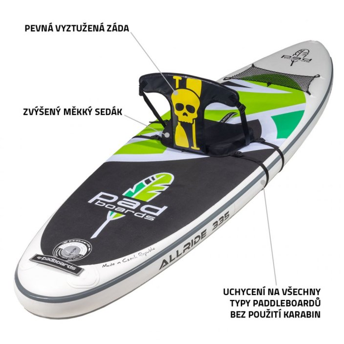 YATE Sedačka pre paddleboard MIDI pirát univerzál
