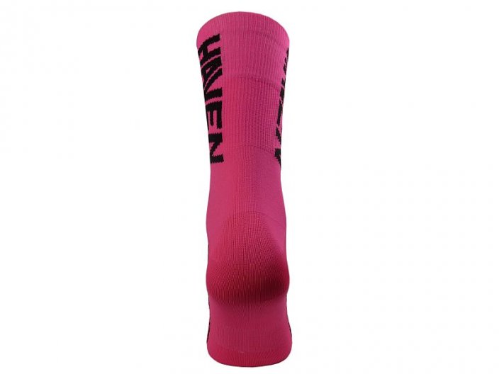 Ponožky HAVEN LITE Silver NEO LONG pink/black 2 páry veľ. 4-5 (37-39)
