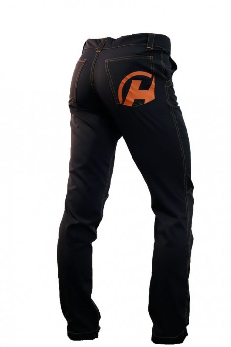 Kalhoty HAVEN FUTURA black/orange S